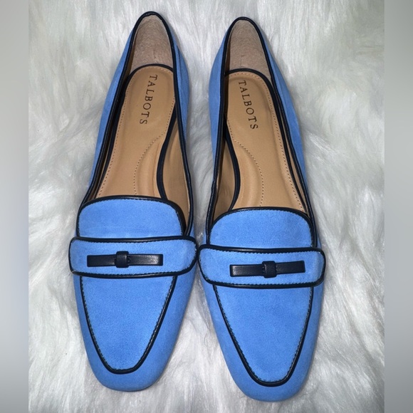 Talbots Vibrant Blue Women's Loafers - Picture 1 of 7